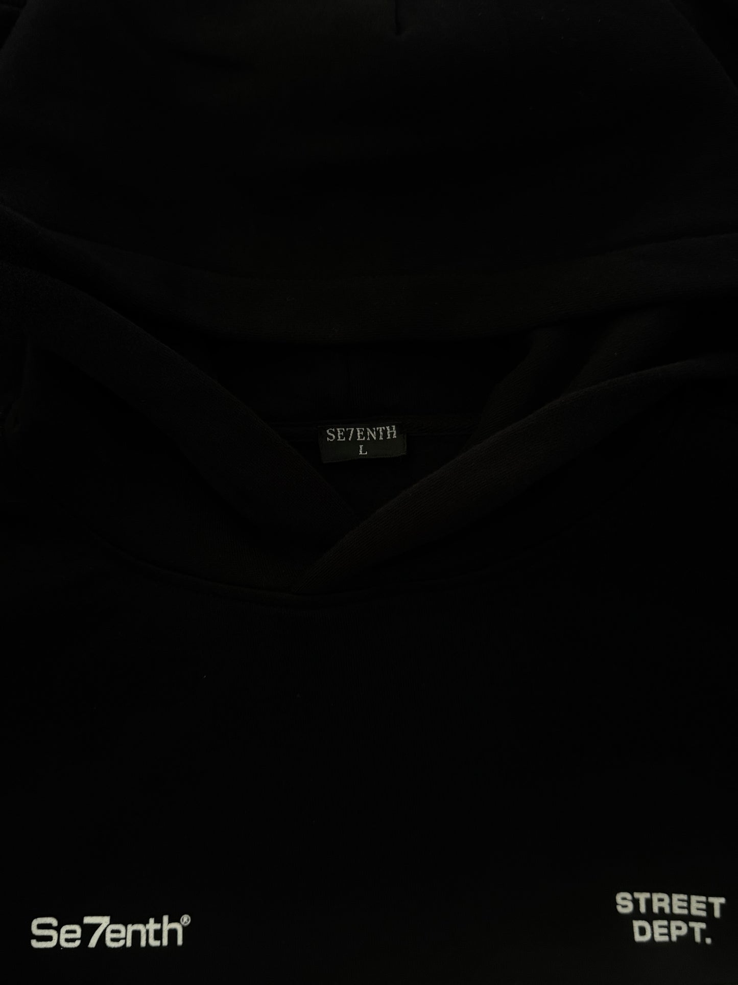 Se7enth® “Elevate” relaxed box hood -black [𝚄𝙽𝙸𝚂𝙴𝚇]