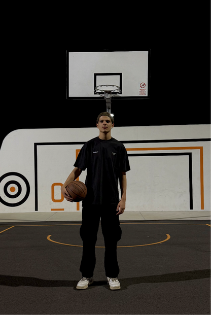 Elevate⁷ black faded tee [𝚄𝙽𝙸𝚂𝙴𝚇]