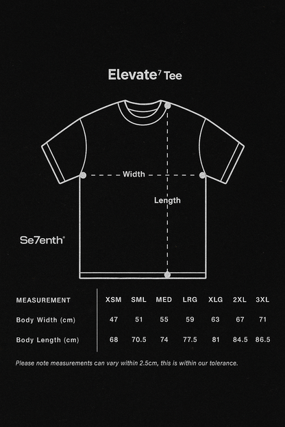 Elevate⁷ black faded tee [𝚄𝙽𝙸𝚂𝙴𝚇]